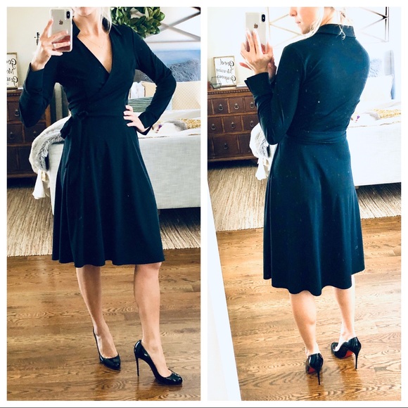 Express Dresses & Skirts - Express black wrap dress